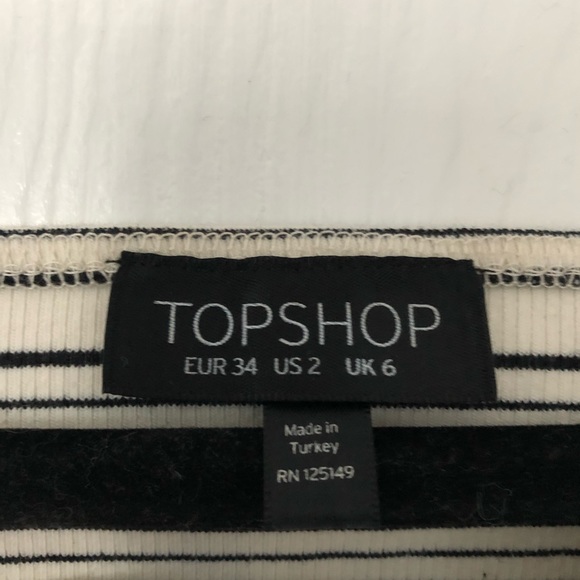Striped Crop Top (Topshop) - Picture 4 of 4